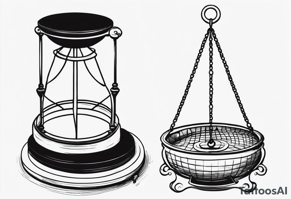 Tip the scales tattoo idea