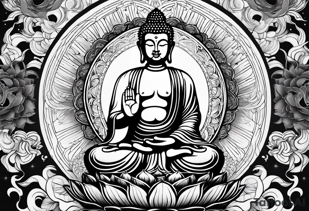 buddha tattoo idea