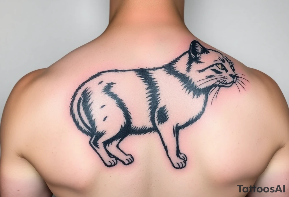 Black Cat tattoo idea