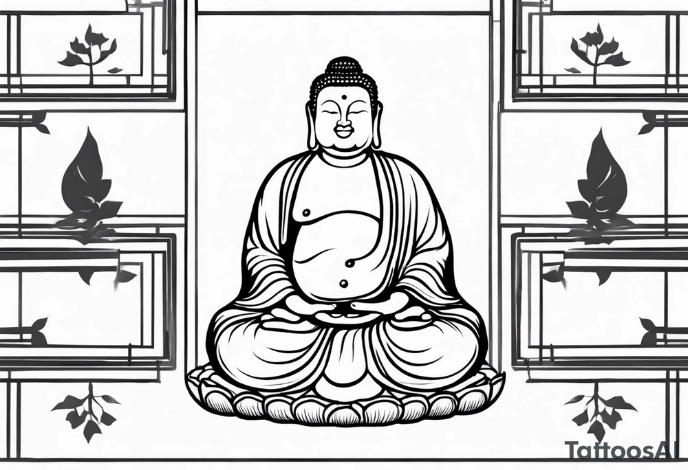 fat Buddha tattoo idea