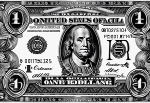 Dollar bill tattoo idea