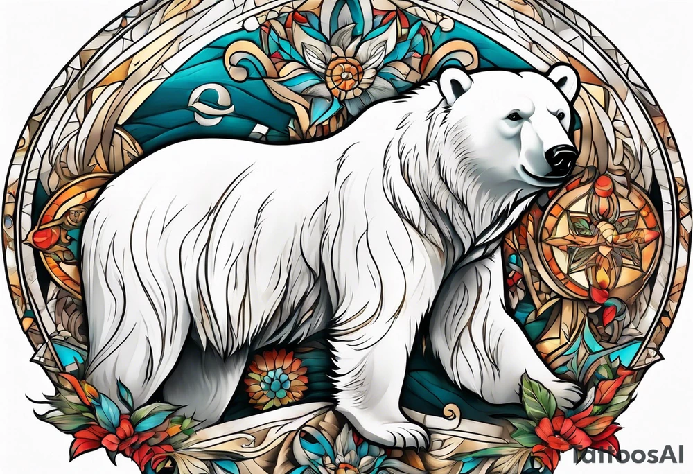 polar bear in italy tattoo idea