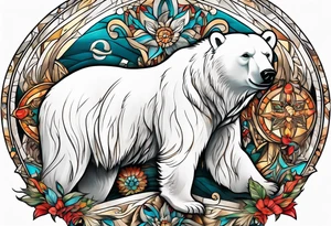 polar bear in italy tattoo idea