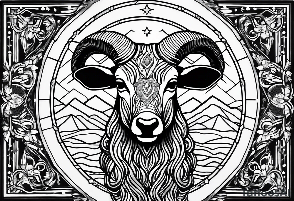 Aries sign tattoo idea