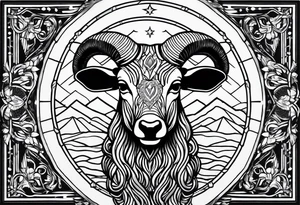 Aries sign tattoo idea