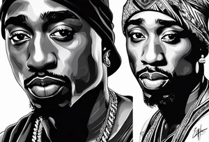 2pac tattoo idea