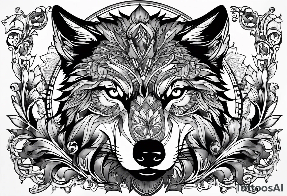 be a wolf at graund and be a eagle at sky at the same time tattoo idea be a wolf at graund and be a eagle at sky at the same time tattoo idea