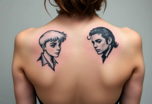Peter Pan and
 Michael Jackson. tattoo idea