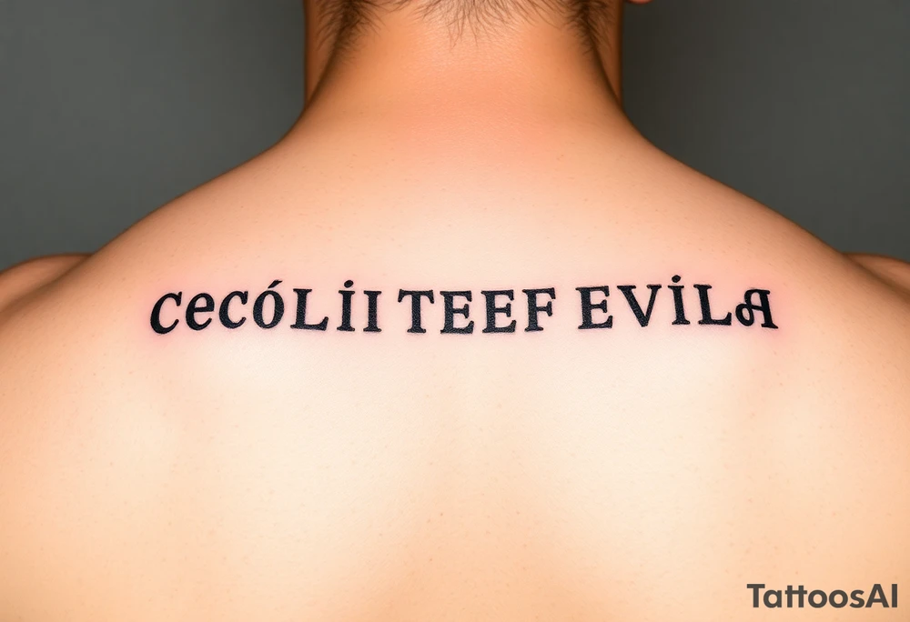 Morse code of my family’s name

Cecilio
Teofila
Eva
Joel
Gigi
Cris Jay
Jonel tattoo idea