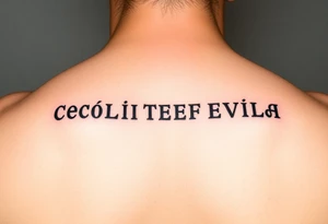 Morse code of my family’s name

Cecilio
Teofila
Eva
Joel
Gigi
Cris Jay
Jonel tattoo idea