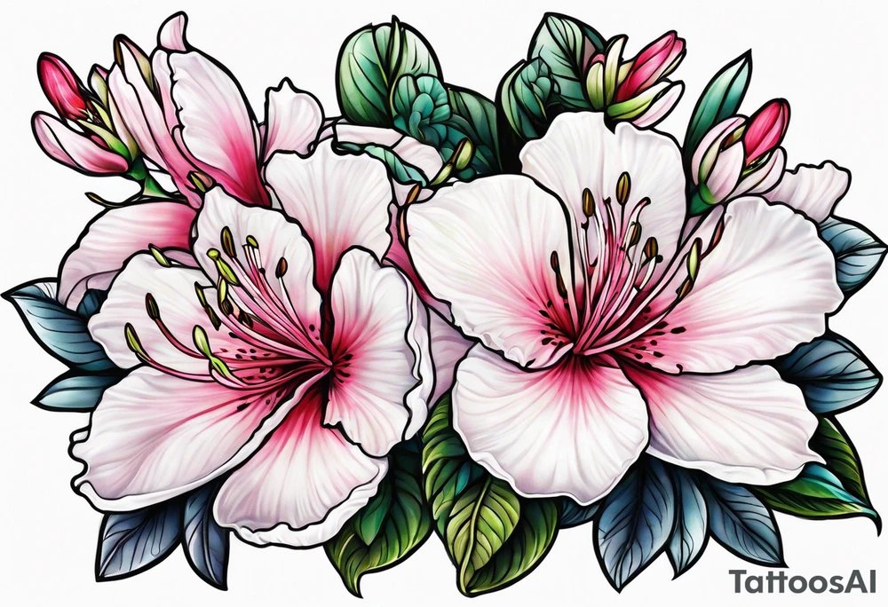 azalea tattoo idea