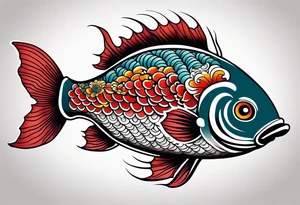 chinese culture fish tattoo idea