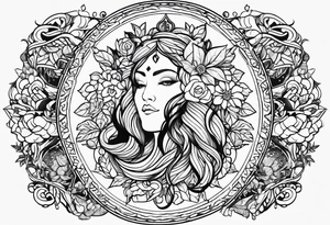 Symbol for mother Nordic tattoo idea