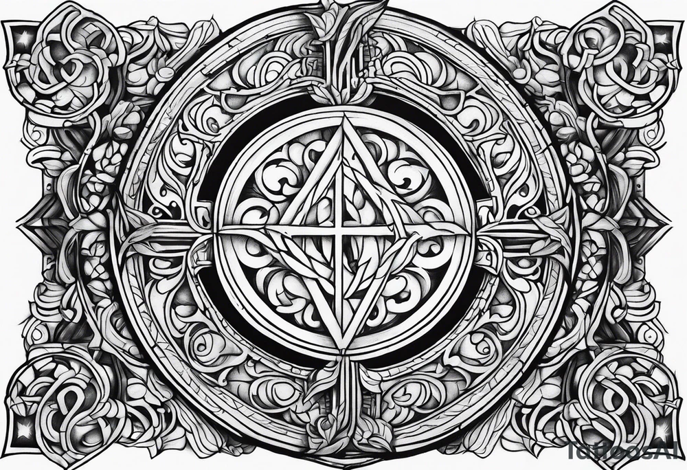 The symbol of Matthias in the bible tattoo idea