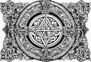The symbol of Matthias in the bible tattoo idea