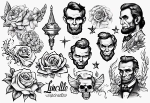 The names Lincoln and Brielle tattoo idea