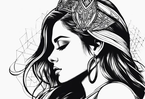 Girl, don't hang your head low. Don't you lose your halo tattoo idea