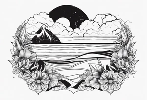 BEACH tattoo idea