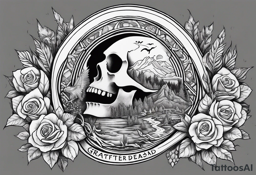 Grateful Dead Northern California tattoo idea
