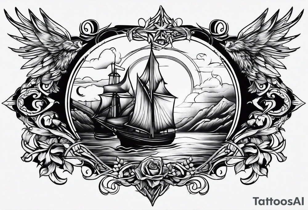 North Lights tattoo idea