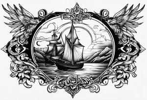 North Lights tattoo idea