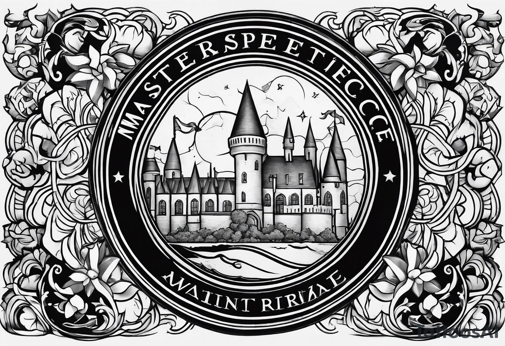 Open at the close from harry potter tattoo idea