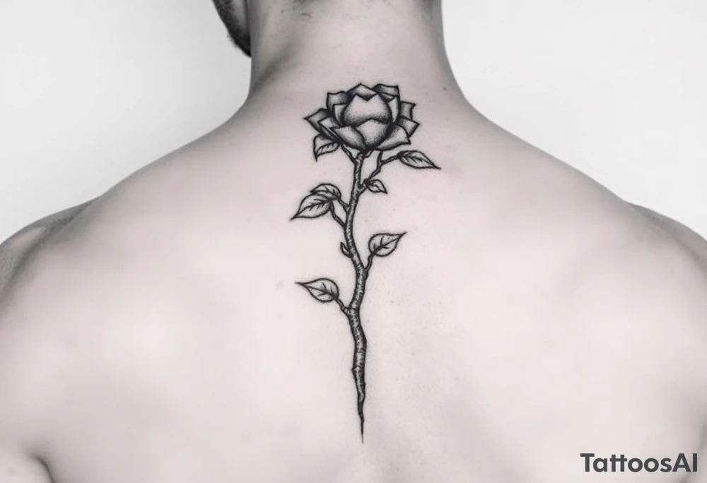 Girl grown tattoo idea