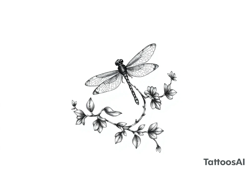 Vibrant vine like tattoo to go from hip to hip to cover my scar across my lower abdomen. It should not be more than 1.5 inches in width. Include symbols of hope and pain like a dragonfly with a scalpel to  represent everything I went through with breast cancer. tattoo idea