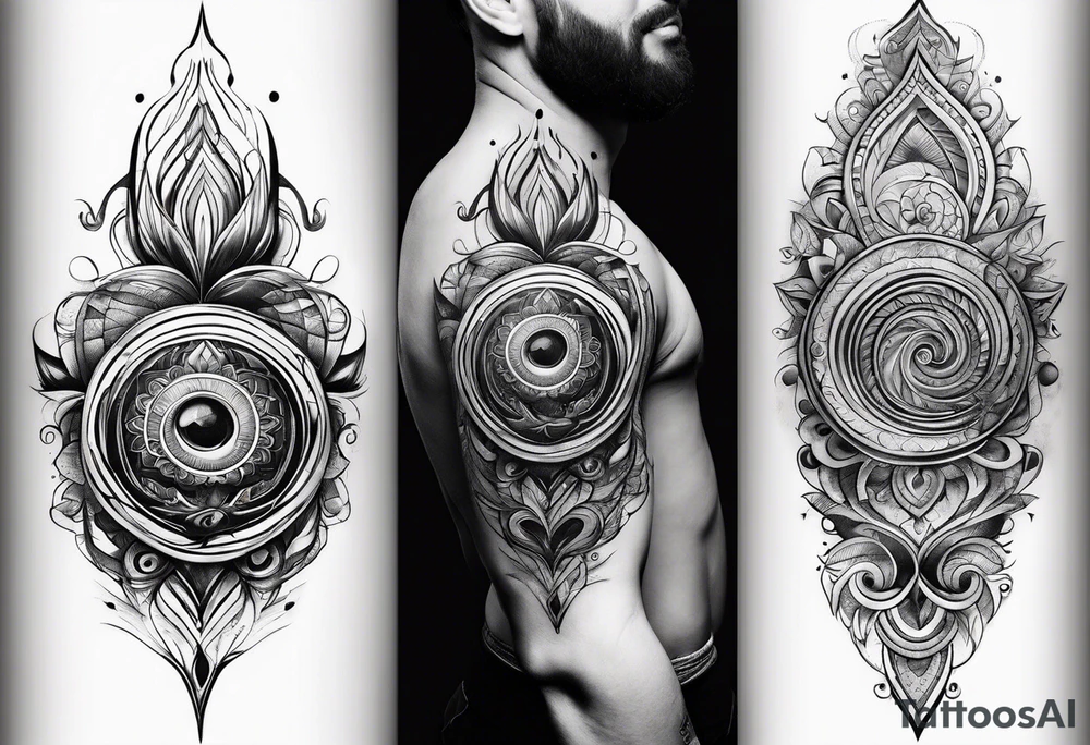 spiral tattoo idea