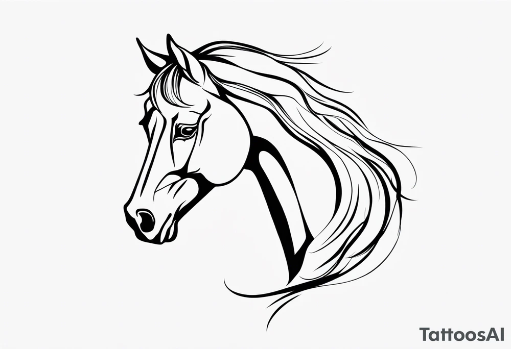 horse tattoo idea