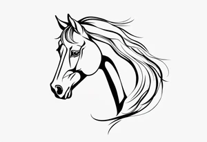 horse tattoo idea