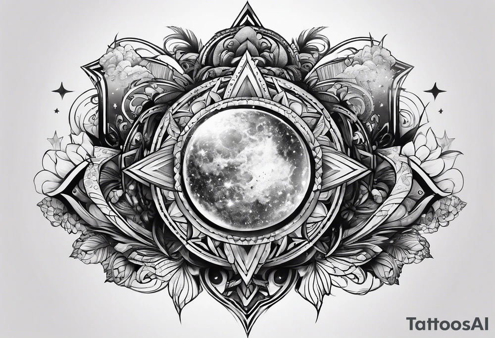universe tattoo idea