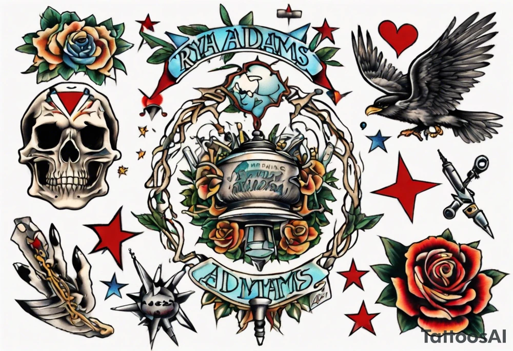 ryan adams tattoo tattoo idea