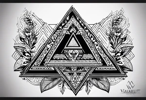 Danish valknut tattoo idea