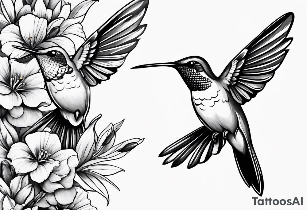 Hummingbirds tattoo idea