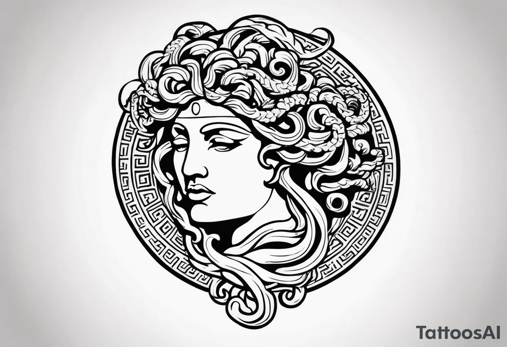 Gorgon Medusa, ancient greece tattoo idea