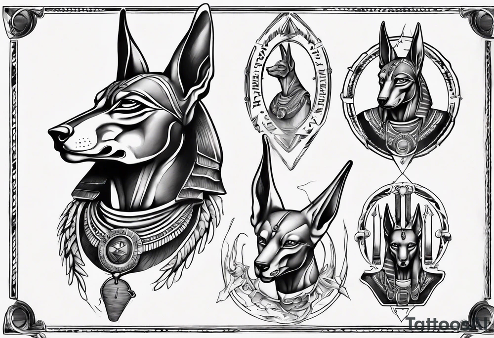 anubis tattoo idea