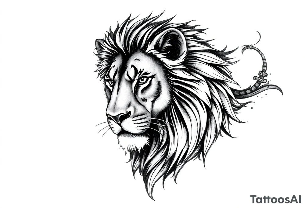 Life goes on, my darling;
Lion, strength, warrior mental health date 21-07-01 

Small on lower wrist tattoo idea