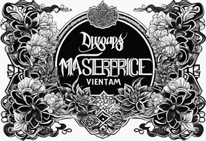 Vietnam calligraphy tattoo idea
