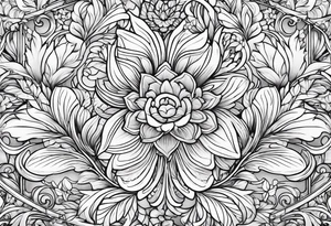 sword
fine line
gentle
thin lines


floral design tattoo idea