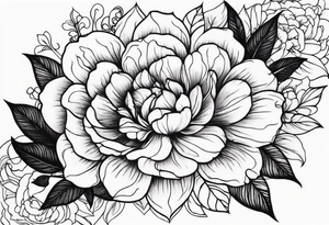 Gangster flowers tattoo idea