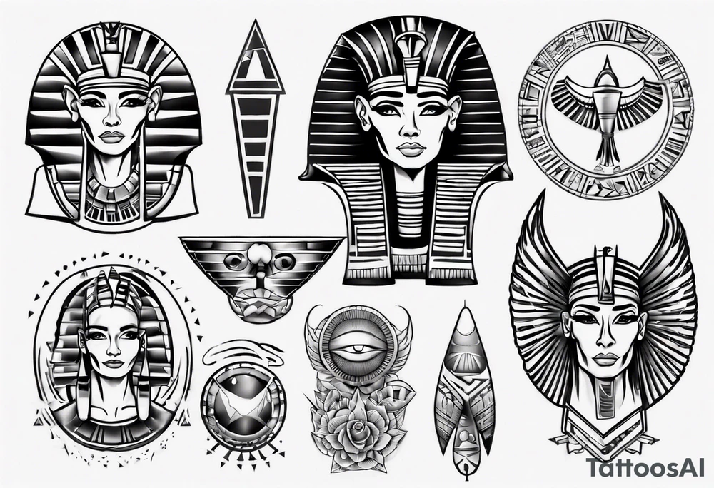 egyptian tattoo idea