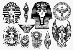 egyptian tattoo idea
