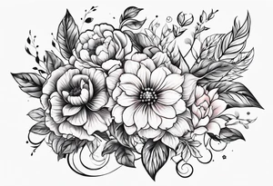 I want a design using this: 付佳茵 tattoo idea