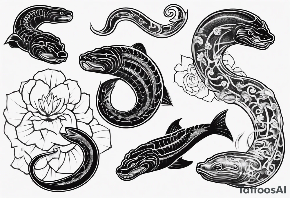 Electric eel tattoo idea