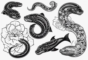 Electric eel tattoo idea