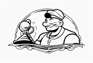 Popeye tattoo idea