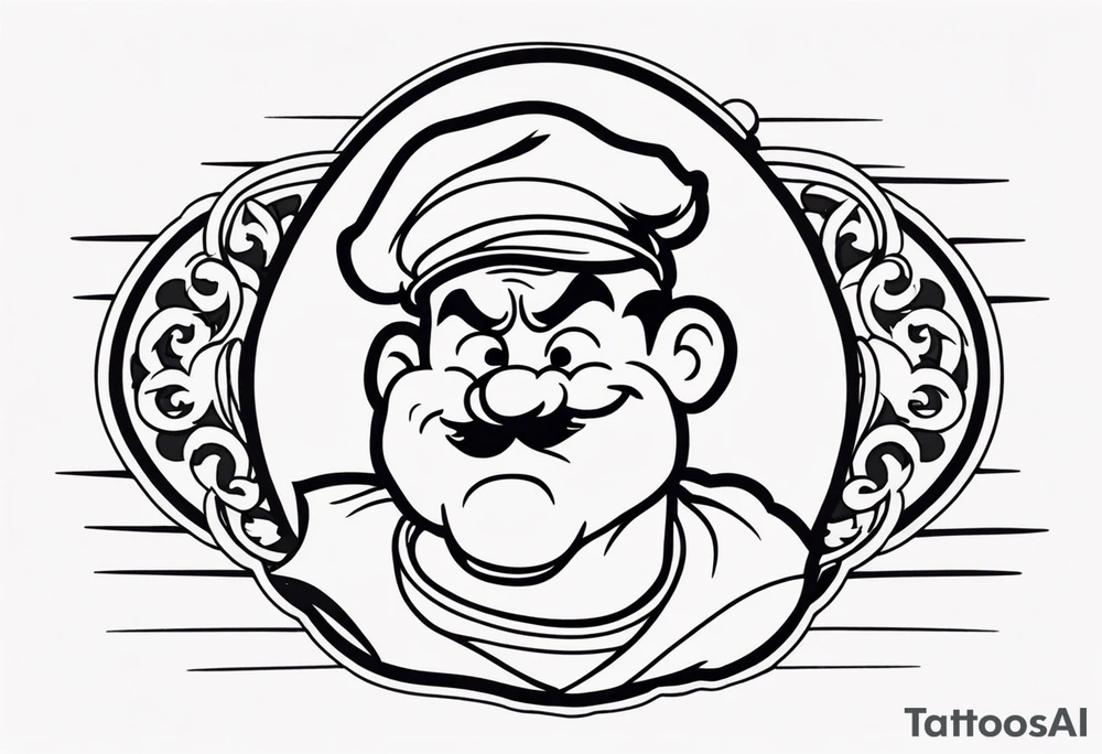 Popeye tattoo idea