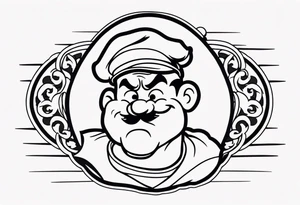 Popeye tattoo idea