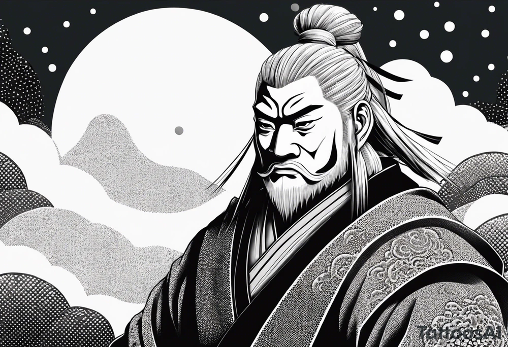 Jiraiya of the legendary sannin tattoo idea